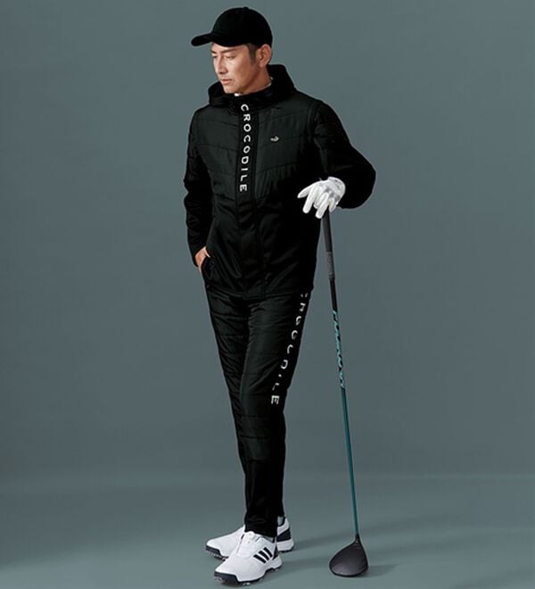 「＜クロコダイル＞アクティブヒート防風ストレッチパンツ（メンズフルレングスパンツ）」｜詳細画像