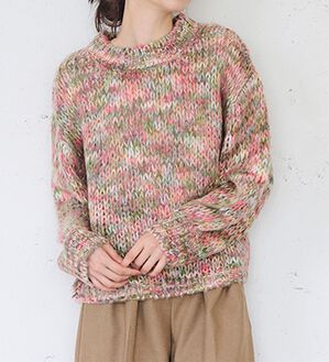 RANAN（ラナン）の「ミックスカラーシャギーニット（ニット・セーター）」｜詳細画像