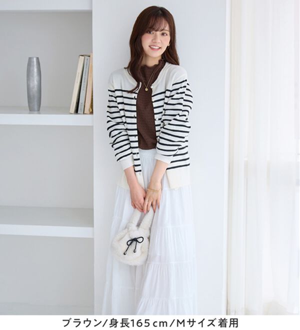 alotta（アロッタ）の「頼れる着回し力！立体ジャガード素材インナープルオーバー（カットソー）」｜詳細画像