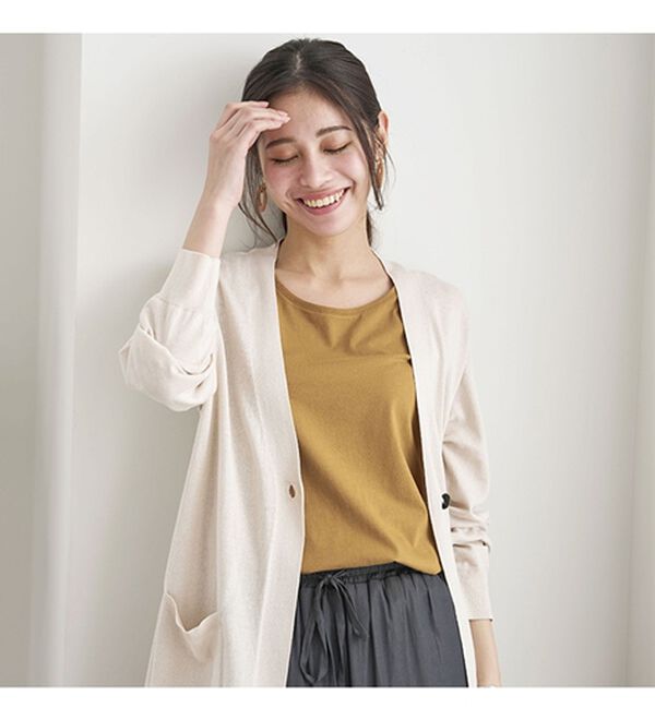 BELLUNA（ベルーナ）の「ヒンヤリ綿１００％大人顔タンクトップ（タンクトップ・キャミソール）」｜詳細画像