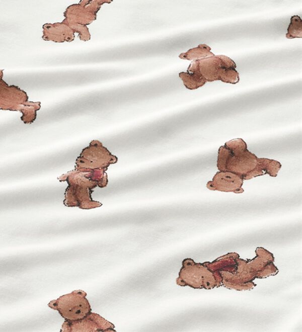 YU'NOW（ユナウ）の「【上下２点セット】レーヨンブレンドペプラムパジャマセット（パジャマ・ルームウェア）」｜詳細画像