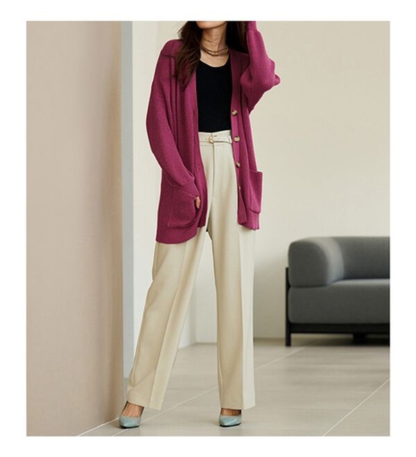 RANAN（ラナン）の「＜４つの機能付＞ポケットニットカーディガン（ニットカーディガン）」｜詳細画像