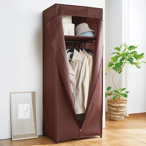 「カバー付クローゼットハンガー（ハンガーラック）」｜詳細画像