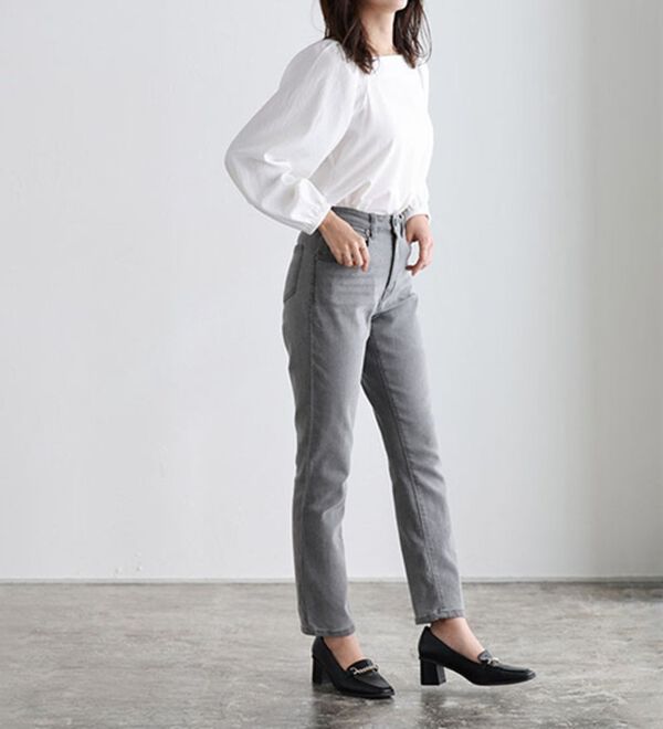 Pierrot（ピエロ）の「スクエアネックボリュームブラウス（ブラウス）」｜詳細画像