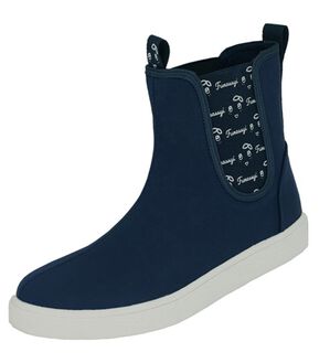 BELLUNA（ベルーナ）の「水たまりに入りたくなる大人レインシューズ＜べるーにゃ・ふなっしー＞（レインシューズ）」｜ネイビー／フナッシー