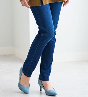 BELLUNA（ベルーナ）の「美ストレッチ素材レギンスパンツ（スパッツ・レギンス）」｜インディゴ2