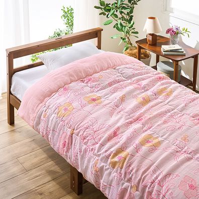 「日本製　綿１００％ガーゼ肌掛布団（掛布団）」