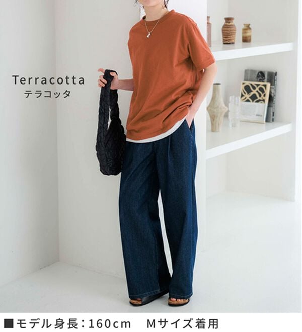 BELLUNA（ベルーナ）の「ヒンヤリ！綿１００％大人顔サマ見えＴシャツ（Tシャツ）」｜詳細画像