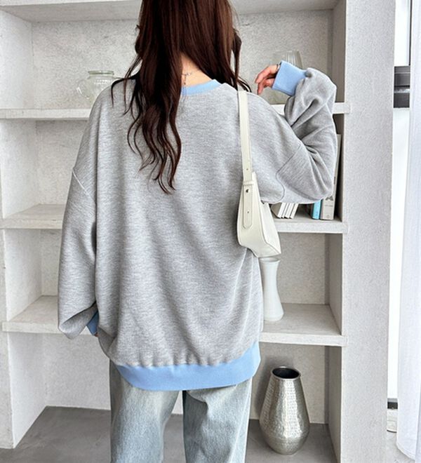 GeeRA（ジーラ）の「【U.S.POLOASSN】オーバーサイズワッフルスウェット（カットソー）」｜詳細画像