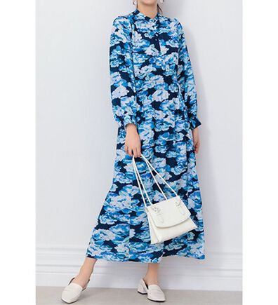 RANAN（ラナン）の「花柄プリントワンピ（プリントワンピース）」