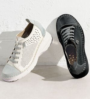 ルフラン（ルフラン）の「ｔｏ　ｂｅ　ｃｏｎｔｉｎｕｅｄ　厚底パンチングスニーカー（スニーカー）」｜詳細画像