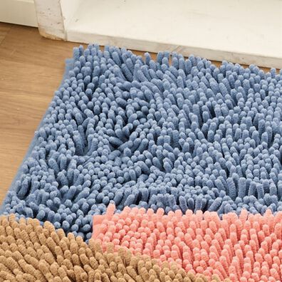 「マイクロファイバー吸水速乾　大判バスマット（バスマット）」