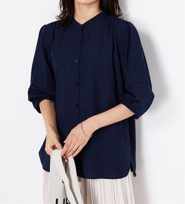 BELLUNA（ベルーナ）の「エアリービンテージ素材レース使いブラウス（ブラウス）」｜詳細画像