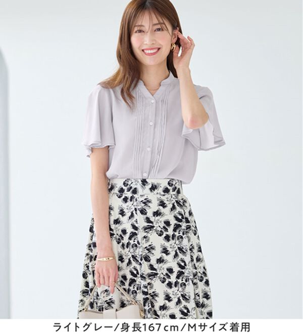 alotta（アロッタ）の「ピンタックブラウス（ブラウス）」｜詳細画像