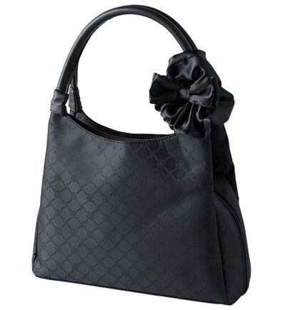 「大きく開くフォーマルジャカードバッグ（その他バッグ）」