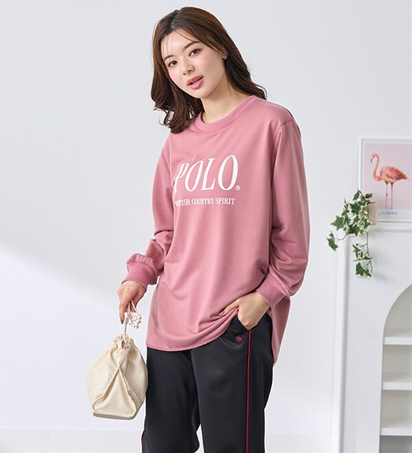 BELLUNA（ベルーナ）の「【ＰＯＬＯ　ＢＣＳ】ミニ裏毛素材デザイントップス（カットソー）」｜詳細画像