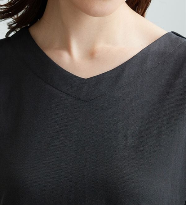 BELLUNA（ベルーナ）の「細見えを叶える！配色切替ワンピース（その他ワンピース）」｜詳細画像