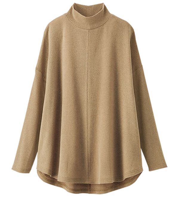 杢調素材ドルマンデザインチュニック - ベルーナ【公式】