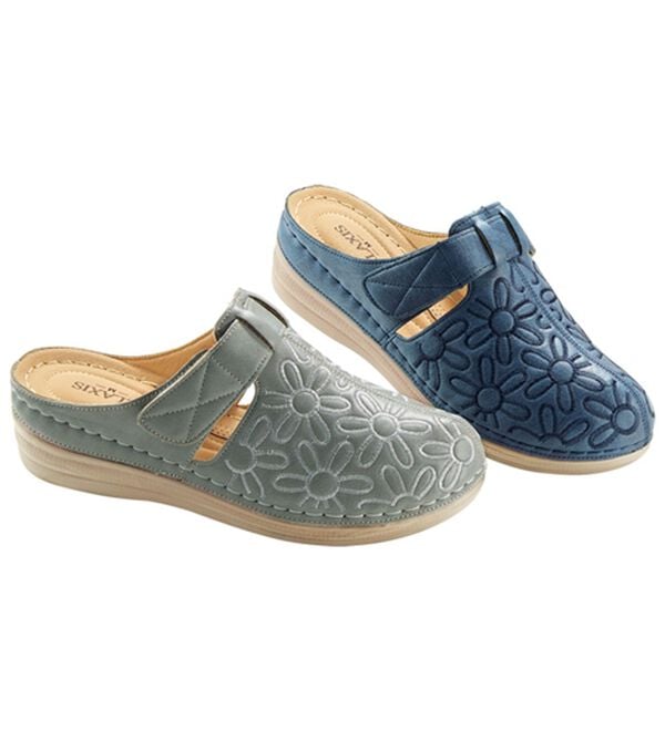 BELLUNA（ベルーナ）の「刺しゅうデザイン柔らかソールミュール（サンダル・ミュール）」｜詳細画像