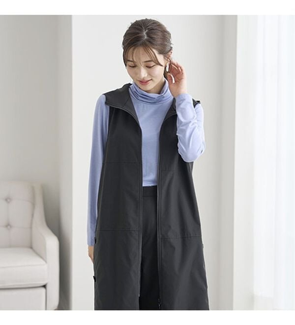 BELLUNA（ベルーナ）の「なめらかテンセル（ＴＭ）繊維ストレッチプルオーバー（カットソー）」｜詳細画像