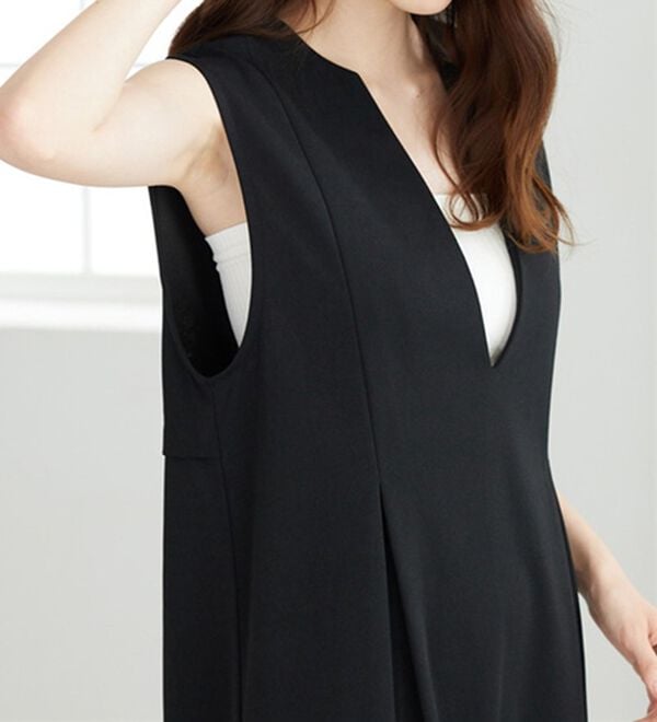 YU'NOW（ユナウ）の「カップ付ショート丈チューブキャミ（ブラトップ・カップ付きインナー）」｜詳細画像