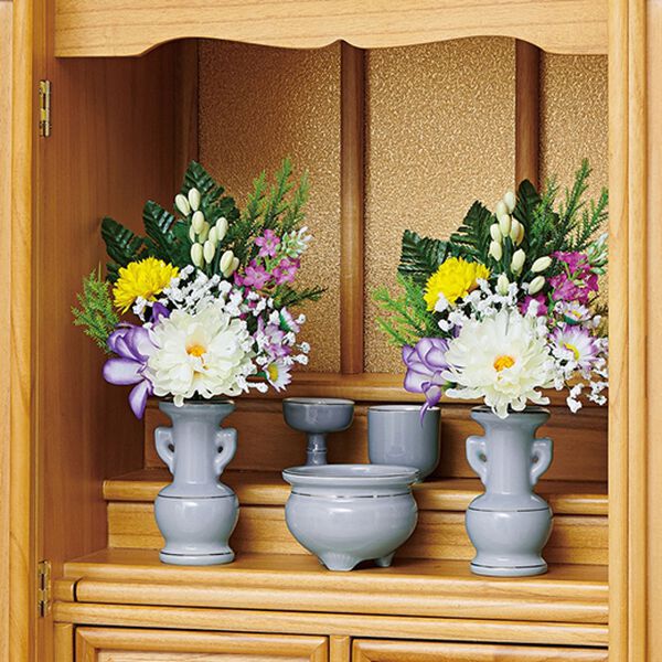 「お花屋さんが考えたミニモダン仏花　２束セット（仏壇・仏具）」｜詳細画像