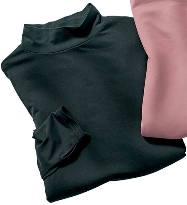 BELLUNA（ベルーナ）の「着る日傘！近赤外線カットハイネックインナー（カットソー）」｜黒