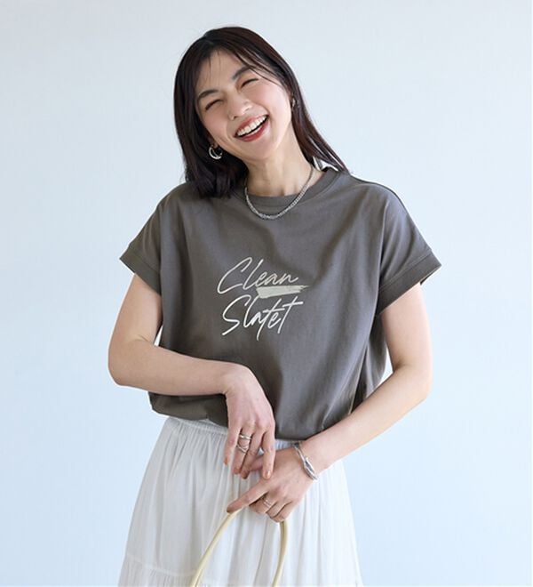 BELLUNA（ベルーナ）の「ひんやリッチコットン大人のゆったりドルマンＴシャツ（カットソー）」｜詳細画像