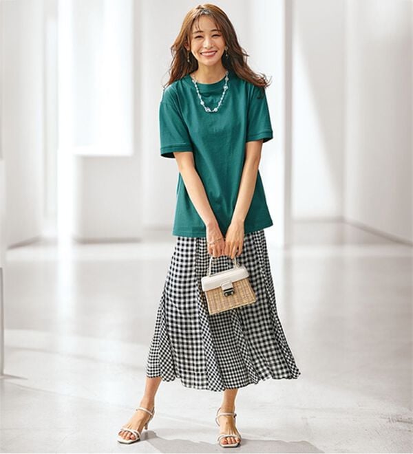 BELLUNA（ベルーナ）の「ヒンヤリ！綿１００％大人顔サマ見えＴシャツ（Tシャツ）」｜詳細画像