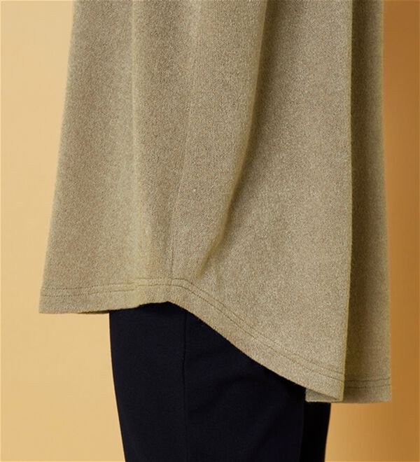 杢調素材ドルマンデザインチュニック - ベルーナ【公式】