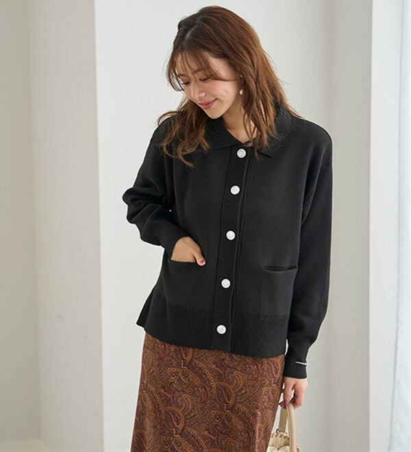 BELLUNA（ベルーナ）の「アウター感覚！ニットジャケット（その他ジャケット）」｜詳細画像