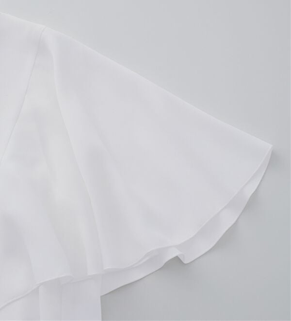 RANAN（ラナン）の「【新色追加】ひんやり！ピンタックフレアー袖ブラウス（ブラウス）」｜詳細画像