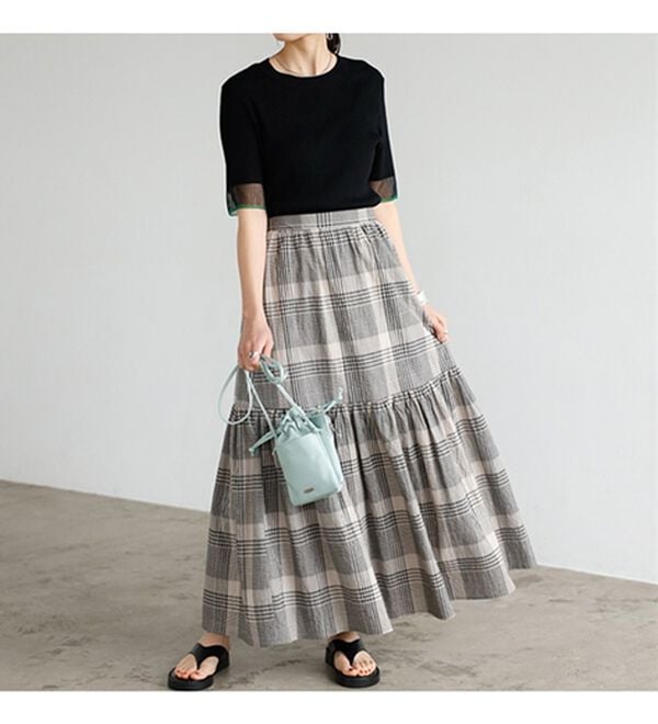 GeeRA（ジーラ）の「フレアーボリュームマキシスカート（ロングスカート）」｜詳細画像