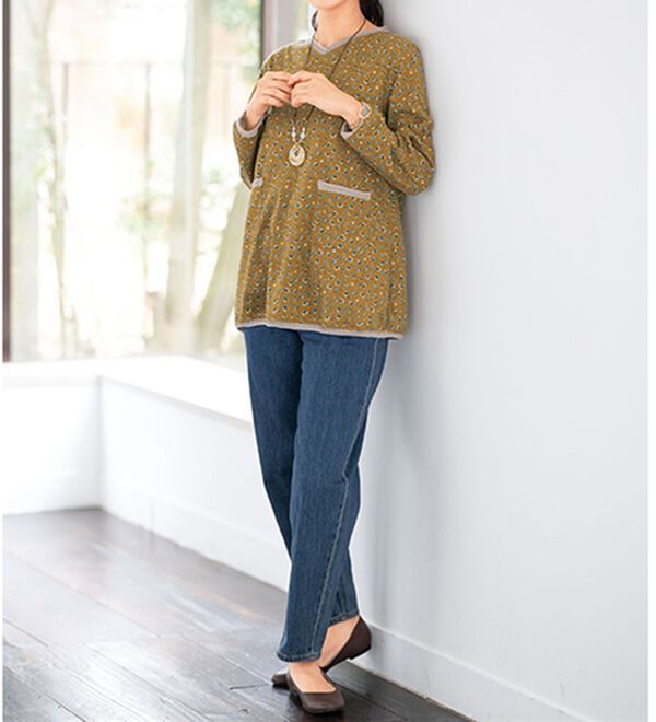 ルフラン（ルフラン）の「【３色組】小花柄のかわいいプルオーバー（カットソー）」｜詳細画像