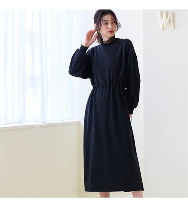 RANAN（ラナン）の「裏起毛！アンチピリング！ドロストワンピース（その他ワンピース）」｜詳細画像