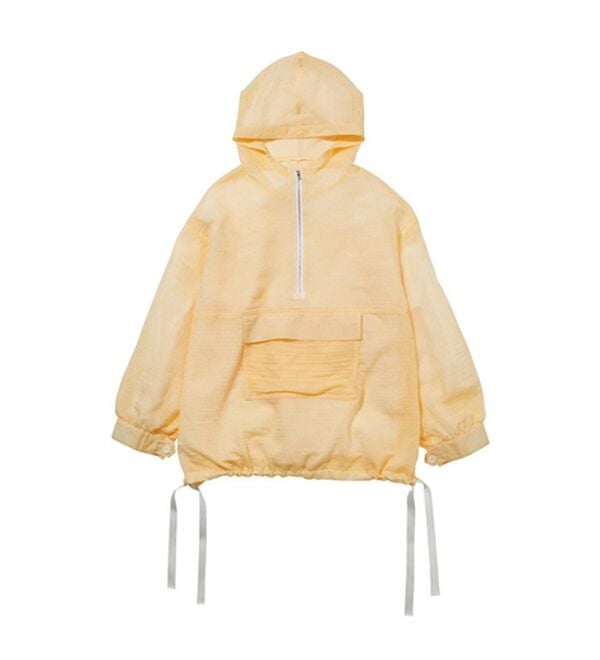 GeeRA（ジーラ）の「シアー素材ストライプアノラックパーカー（パーカー）」｜詳細画像