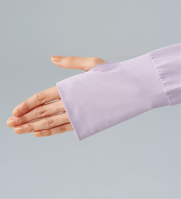 BELLUNA（ベルーナ）の「【接触冷感/UV対策/軽量】ヒンヤリ＆UV対策軽量パーカー（パーカー）」｜詳細画像