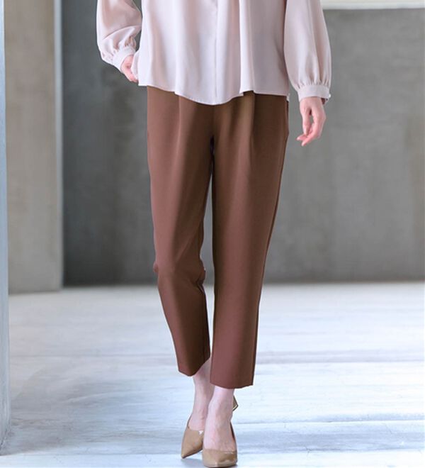 RANAN（ラナン）の「美脚シルエットクロップドパンツ（フルレングスパンツ）」｜詳細画像