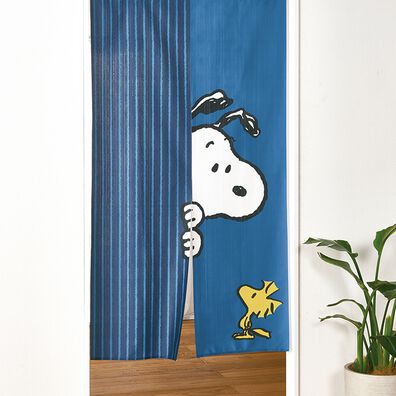 「スヌーピーのれん（のれん・間仕切り・カフェカーテン）」