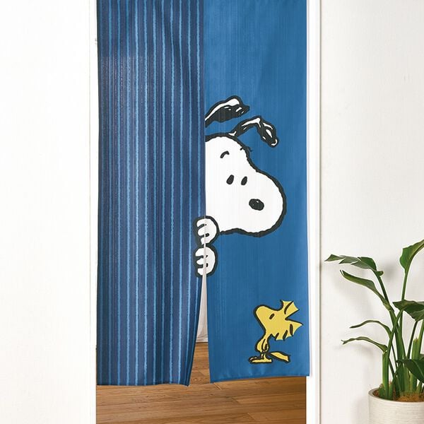 「スヌーピーのれん（のれん・間仕切り・カフェカーテン）」｜詳細画像