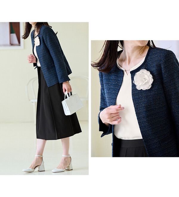 RANAN（ラナン）の「【４点セット】入学式卒業式に！選べるボトムスーツセット（パンツスーツ）」｜詳細画像