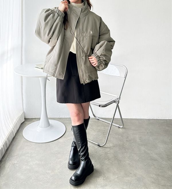 GeeRA（ジーラ）の「【U.S. POLO ASSN.】モンスター中わたブルゾン（ブルゾン）」｜詳細画像