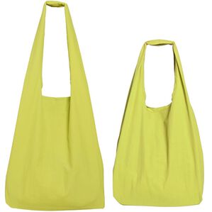 「【同色２点セット】はっ水洗えるエコバッグ＜ショッピングバッグ　マイバッグ　コンビニバッグ　折りたたみ　コンパクト＞（エコバッグ）」｜ピスタチオグリーン