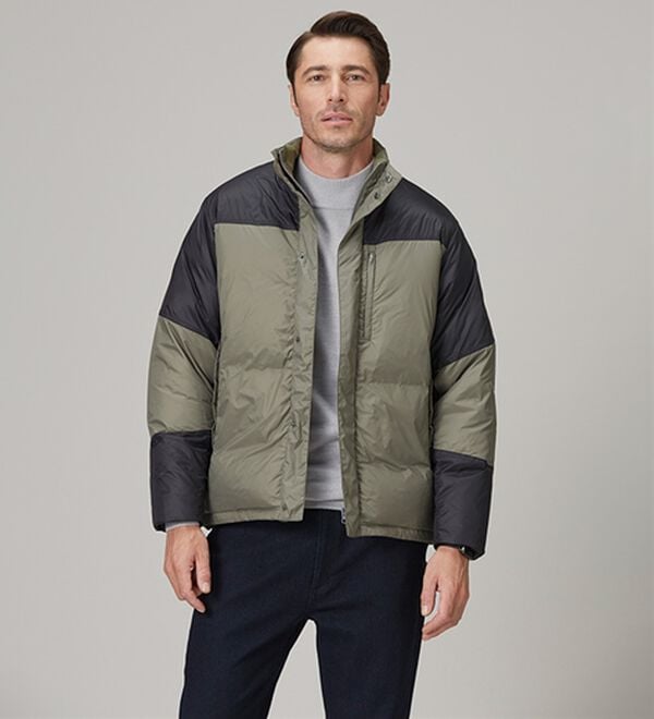 「＜コムルヴァン・オム＞洗えるフレンチダウン切替ジャケット（メンズダウンジャケット）」｜詳細画像