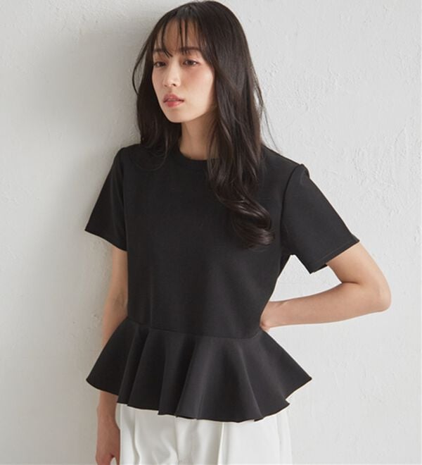 RANAN（ラナン）の「イレヘムペプラムTシャツ（カットソー）」｜詳細画像