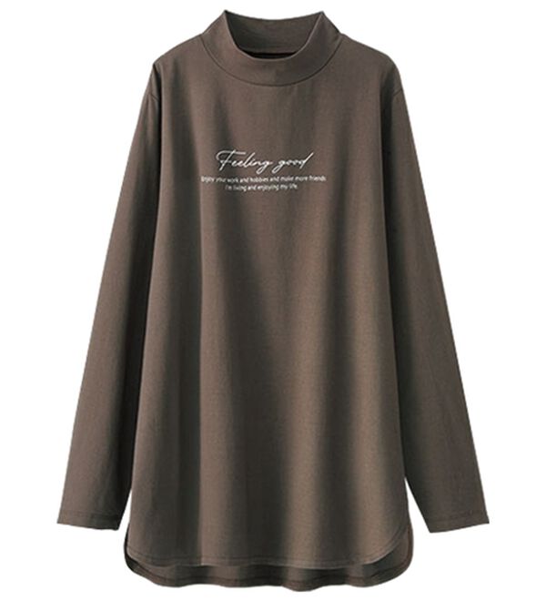 BELLUNA（ベルーナ）の「綿１００％ロゴデザインプルオーバー（カットソー）」｜詳細画像