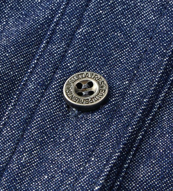 「すっきり見えるデニムロングベスト（ベスト）」｜詳細画像