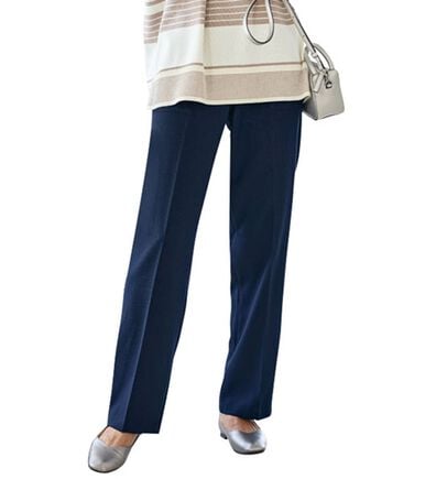 BELLUNA（ベルーナ）の「きれいめベイカーストレートパンツ（フルレングスパンツ）」