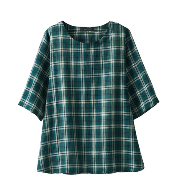 BELLUNA（ベルーナ）の「さらっと快適！Tシャツ見えブラウス（ブラウス）」｜詳細画像