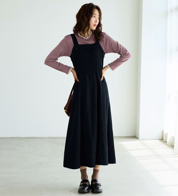 BELLUNA（ベルーナ）の「重ね着風フリル衿プルオーバー（カットソー）」｜詳細画像